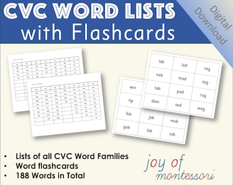 List of CVC Words