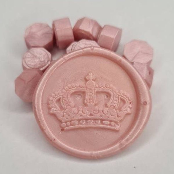 Crown Self Adhesive Wax Seal, Wedding, Invitations, Favours, Stationary, Handmade