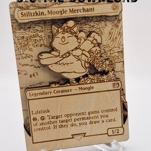 Stiltzkin | Magic-Inspired Laser Cut Card SVG - 2 Layer File | Laser Cut File | Digital Download | Fan Art |Magic The Gathering