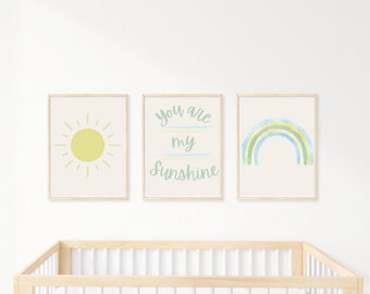 Nursery Print You are My Sunshine