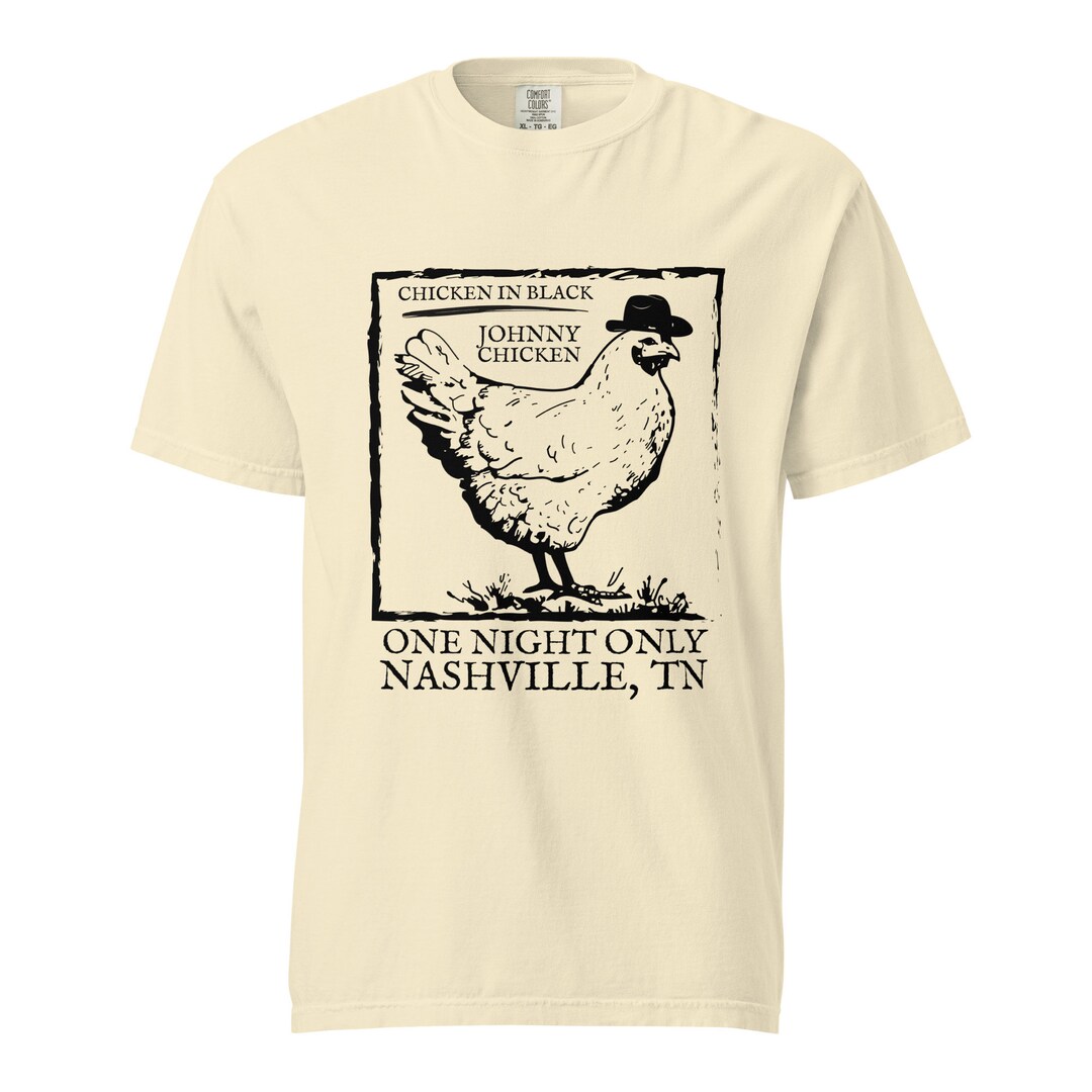 Chicken in Black Nashville Tennessee Funny T-shirt - Etsy