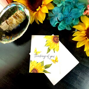 Tarjeta de felicitación pensando en ti / para amor / familia / amistad / apoyo o simpatía / extrañar a un ser querido o amigo / obsequios perfectos
