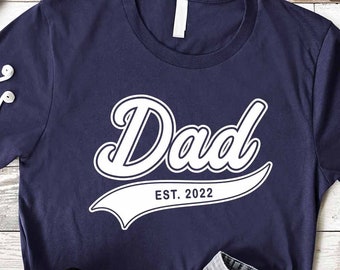 Custom Dad Est. Date Shirt, New Father Gift