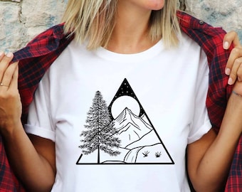 Adventure Nature T-Shirt, Camping Explore Tee