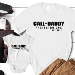 Father And Son Shirts, Gamer Daddy And Baby Matching Shirt, Matching Family Set, First Time Dad Shirt, Newborn Baby Bodysuit, Christmas Gift
