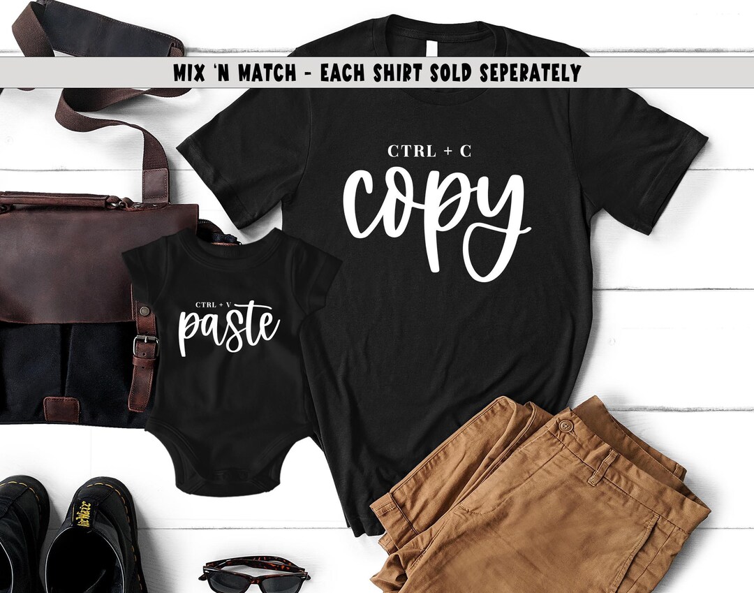 Copy Paste Shirts, Copy Paste Matching Shirt, Father and Son Shirt ...