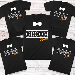 Bachelor Party Tees, Groom Groomsmen Best Man Shirts, Wedding Bachelor Party Outfit, Stag Party, Best Man Shirt, Groom&#39;s Crew, Groom Shirt