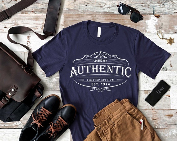 Legendary 50th Birthday Shirt, Big 50th Bday Shirt, Born In 1974, Limited Edition 50th Birthday Gift, Custom Birthday Shirt, Husband Bday