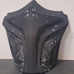 Arcane Viktor Machine Herald Mask EVA Foam Patterns Templates for Cosplay