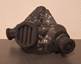 Arcane Enforcer Face Mask EVA Foam Templates/Pattern