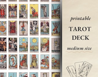 Dark Tarot Fairy Tale Tarot Deck With Guidebook - 78 Card Set With ...