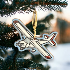 Airplane OrnamentClay Christmas