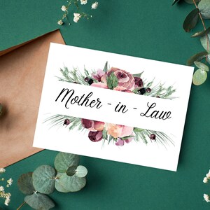 Mother&#39;s Day printable card, Printable Mother&#39;s Day card, 7x5 card, instant download PDF/JPG, Digital Mother&#39;s Day card