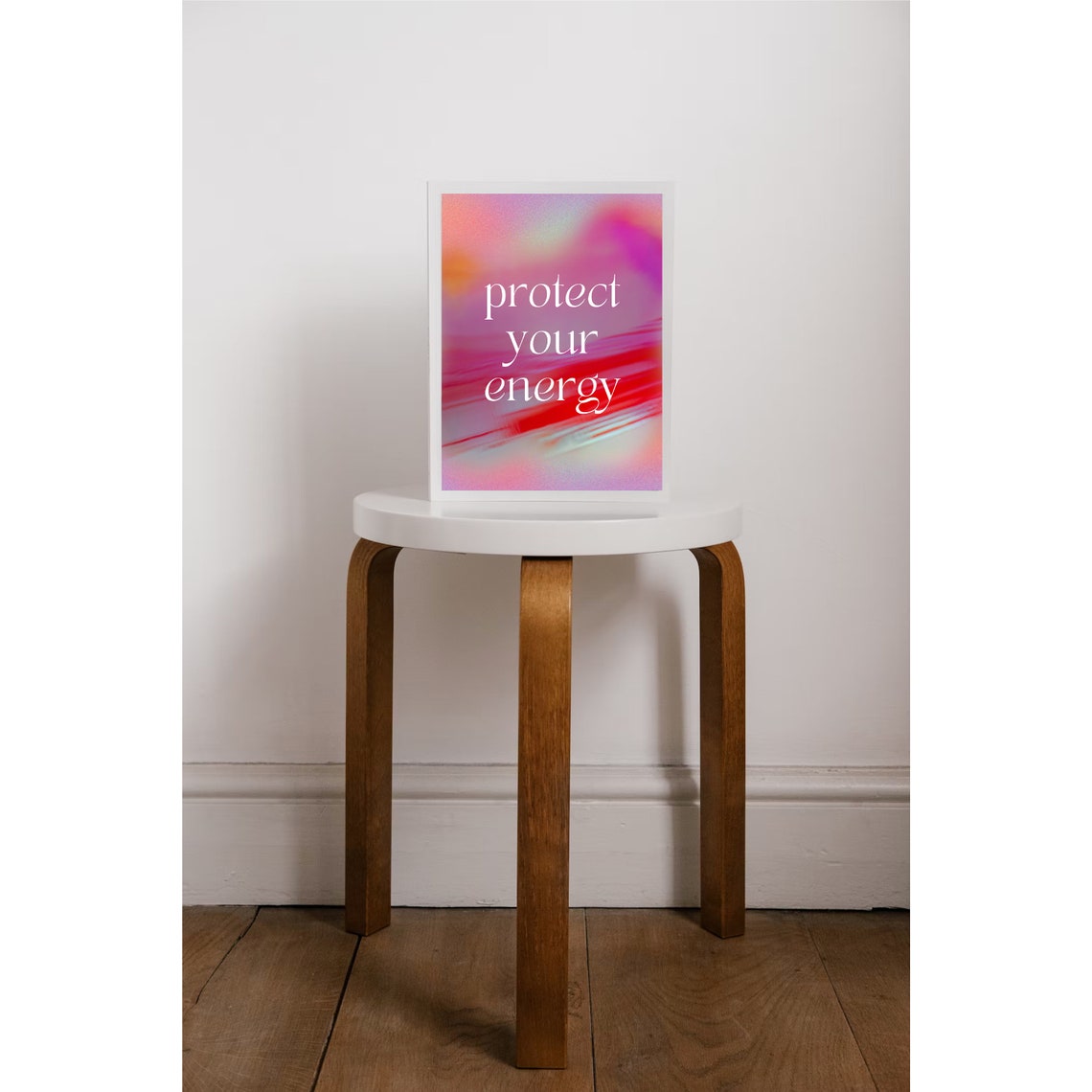 Protect Your Energy Digital Download Wall Art Purple, Pink, Plue Aura