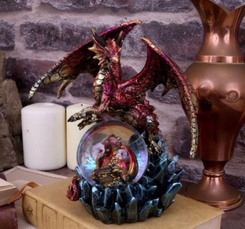 Azul Oracle Blue Dragon Fortune Seer Figurine 19cm