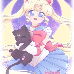 Sailor moon art print