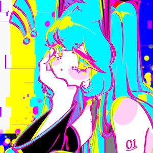 Hatsune Miku art print