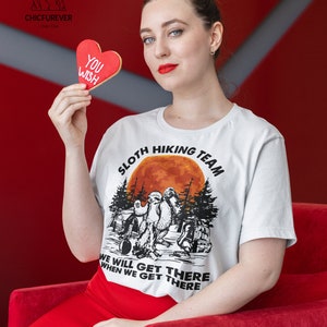 Maglietta Da Trekking "Sloth Hiking Team", Maglietta Da - Foto 8