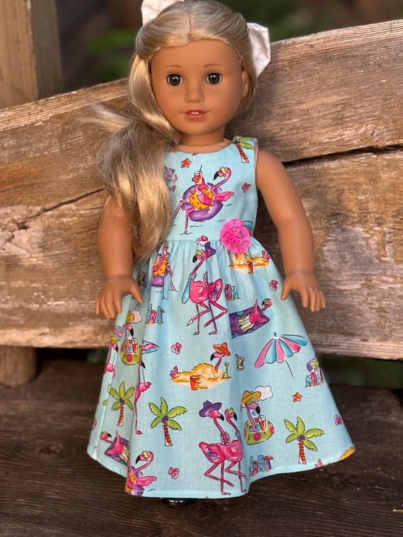 strapless open back dress American Girl Maryellen's Pretty Pink Dress for 18