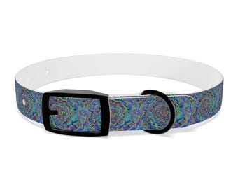 Collar colorido para mascotas con estilo, perfecto para amantes de los perros, accesorios para mascotas, regalos únicos para mascotas, collares vibrantes, artículos ecológicos para perros.