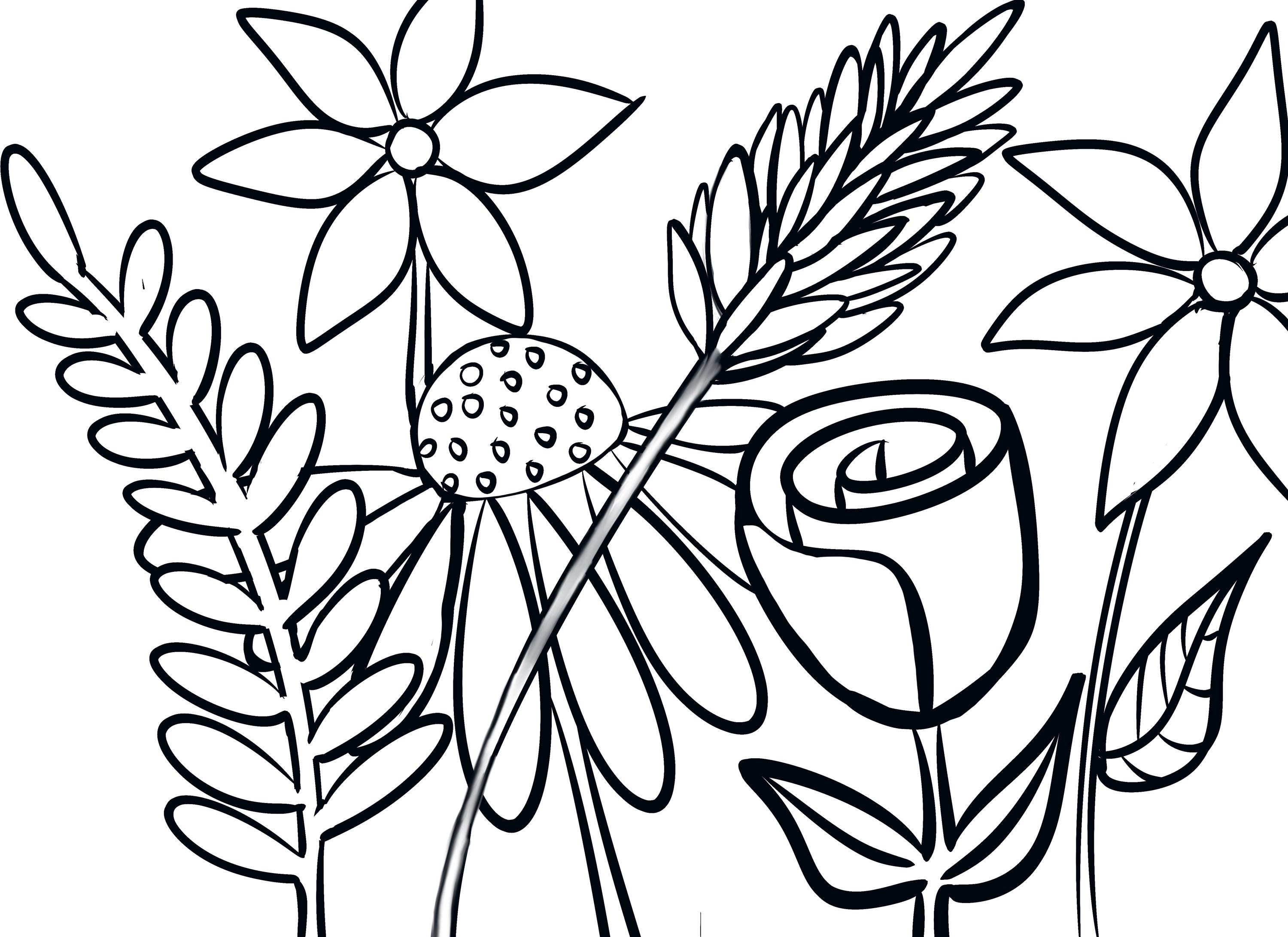 Black and White Coloring Pages - Etsy