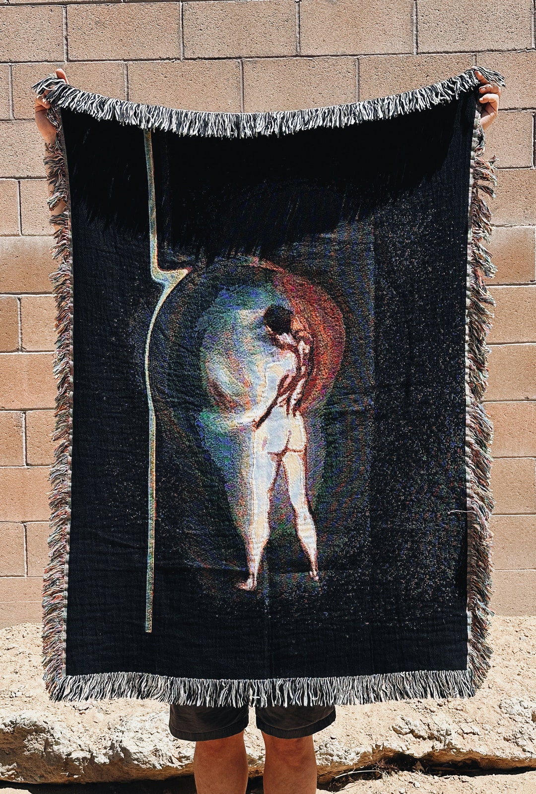 Surreal Woven Blanket, Meta Art, Symbolism, Dreamlike Etsy