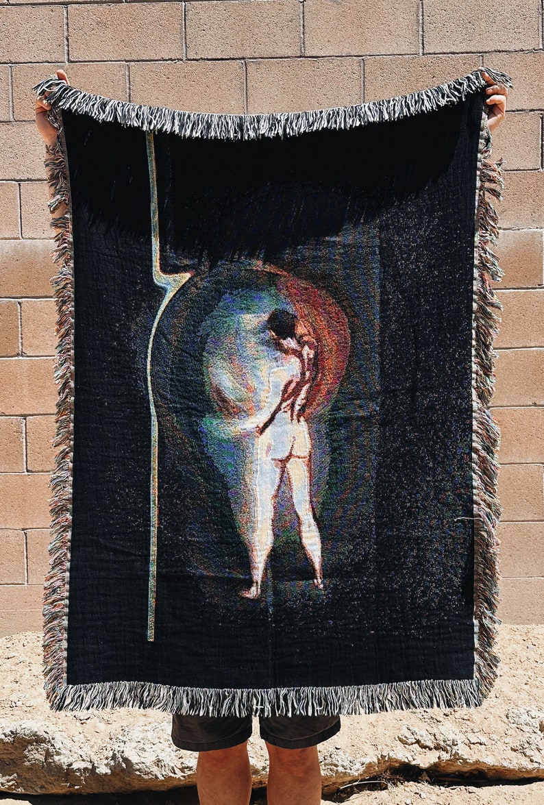 Surreal Woven Blanket, Meta Art, Symbolism, Dreamlike Etsy