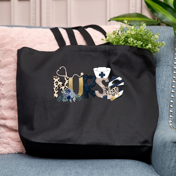 Nurse Tote Bag Etsy
