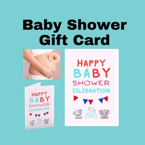 Tarjeta de Baby Shower, regalo de Baby Shower, regalo de Baby Shower con los mejores deseos en el interior. Tarjeta de felicitación para Baby Shower. Viene con sobre blanco.