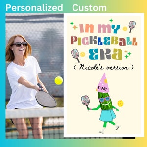 In My Era Pickleball Card Custom Pickleball Gifts for Pickleball Playing Pickleball Personalized Gifts for Her Pickleball Birthday Cards