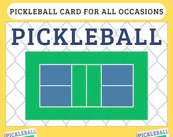 Grappige Pickleball-kaart voor alle gelegenheden Pickleball blanco kaart Cadeaus voor Pickleball Cadeaus voor haar Cadeaus voor hem Cadeaus voor papa Cadeaus voor moeder