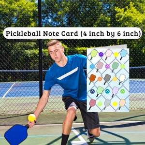 Funny Pickleball Note Card Pickleball Blank Card Gifts for Pickleball Gifts for Her Gifts for Him Gifts for Mom Gifts for Dad