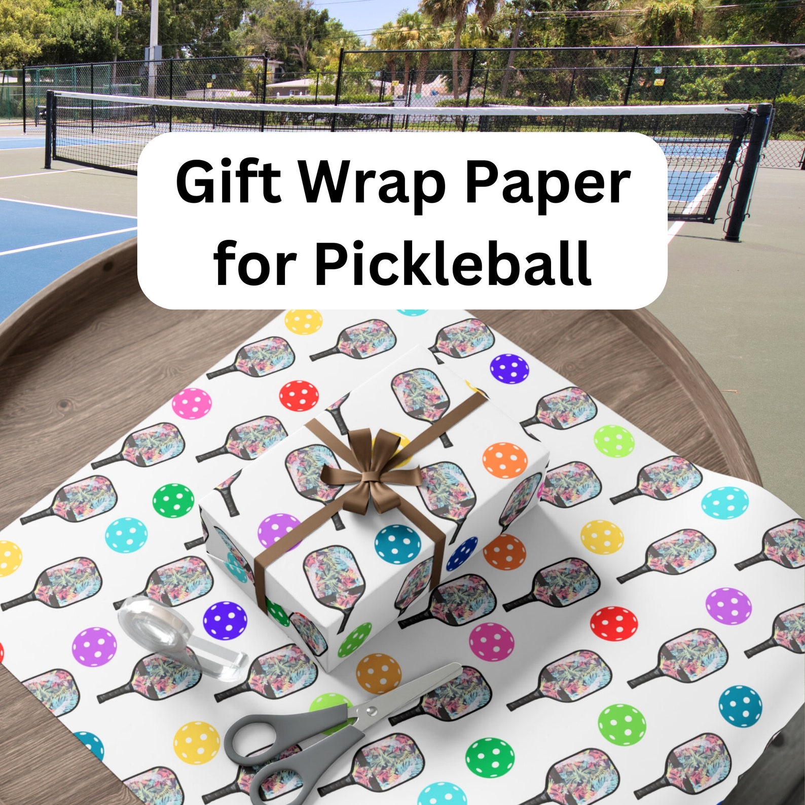 Pickleball Gift Wrap Paper Pickleball Gifts for Pickleball Gifts for