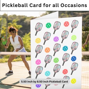 Get Well Card Pickleball Blank Card Gifts for Pickleball Playing Pickleball Gifts for Her Gifts for Him Gifts for Mom Gifts for Dad