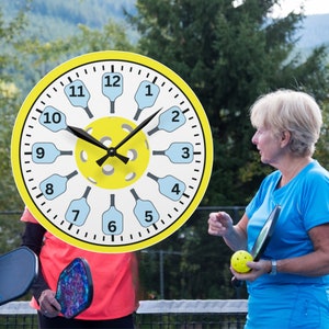 Pickleball Wall Clock Acrylic Wall Clock Pickleball Gifts for Pickleball Gifts for Him Gifts for Dad Gifts for Her Gifts for Mom Wall Art