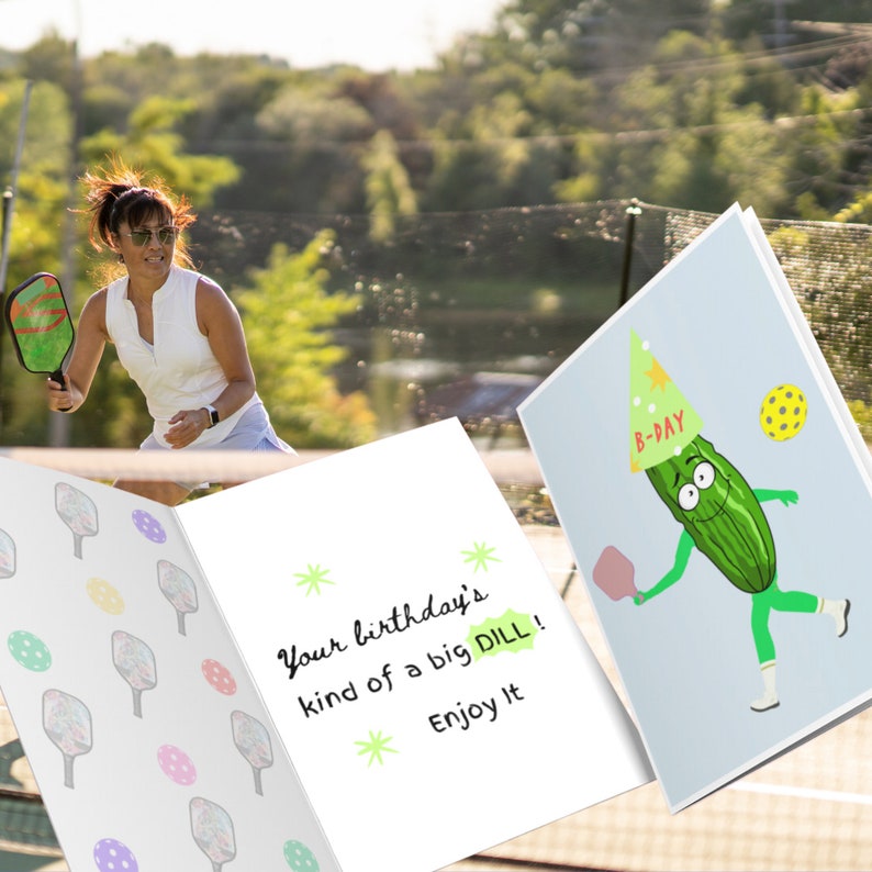 Funny Pickleball Birthday Card Pickleball Gifts for Pickleball - Etsy