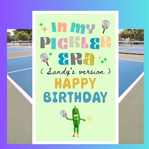 Funny Pickleball Birthday Card Pickleball Gifts for Pickleball Playing Pickleball Gifts for Her Pickleball Card Pickleball Rules