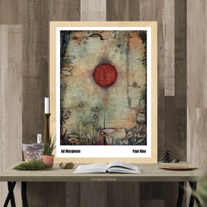 Ad Marginem Paul Klee Vintage Poster Printable Wall Art Instant Download Housewarming Gift New Home Gift Idea Abstract Printable Art Print