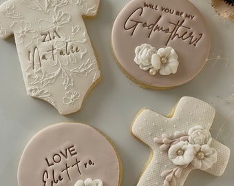 Godparent proposal cookies