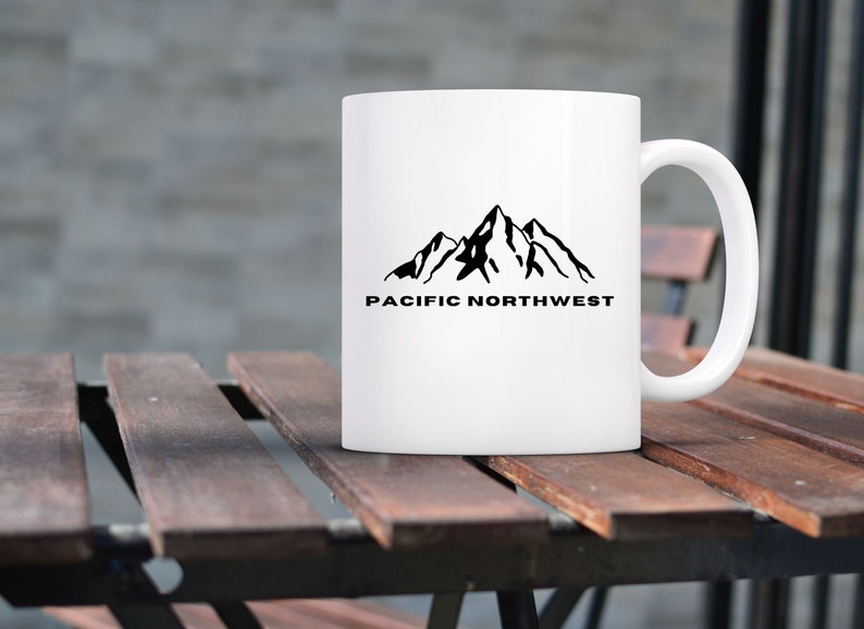 Pacific Northwest SVG Shirt Decal Design Mountains Svg Etsy