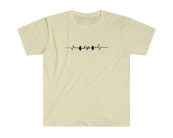 GYM is life/Minimalist Design/Unisex Softstyle T-Shirt/Gym/Workout Clothes/Motivation/Exercise Tee/Fitness/Gym Gift//Lifting Apparel