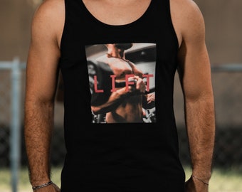 LIFT/Unisex Jersey Tank/Motivation/Lifting Apparel/GYM Clothing/Daily Use/Fitness/Style/Women Workout Clothes/Gym Gift/Gym Rat