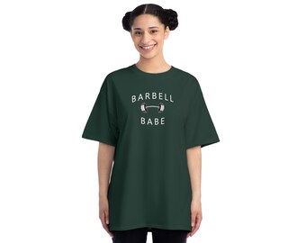 Barbell Babe, Oversized Workout Tee, Pump Cover Shirt, Gift For Her, Unisex Shirt, Workout Clothes Tshirt, Gym Rat