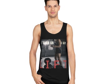 Lift Softstyle Tank Top GYM Design For Women/Workout Clothes/Weightlifting Shirt/Lifting Apparel/Fitness Apparel/Gym Gift/GYM Rat