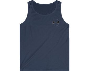 GYM Rat Logo/Softstyle Tank Top/Workout Clothes/Fitness Apparel/Lifting Apparel/Weightlifting Shirt/Gym Gift/Gym Rat