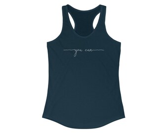 You Can Minimalist Design/Motivation/Lifting Apparel/GYM Clothing/Daily Use/Fitness/Style/Women Workout Clothes/Gym Gift/Gym Rat