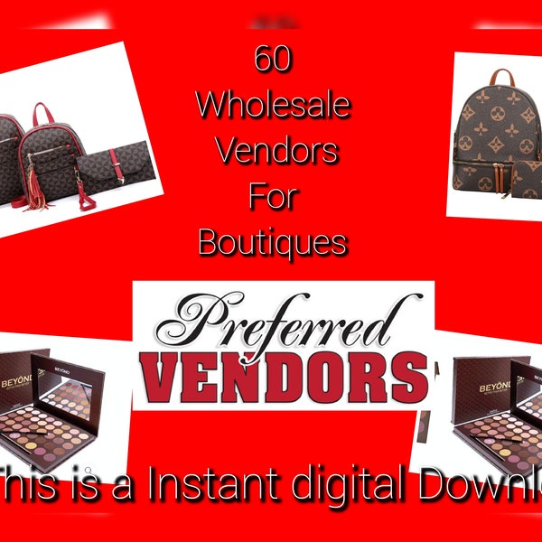 Wholesale Vendor List Etsy