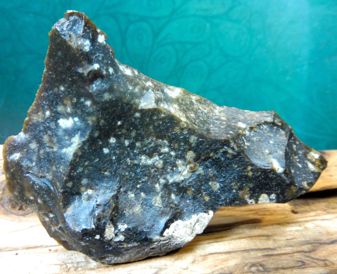 Snowflakes Obsidian Sharpedged Blade Survival Tool Etsy