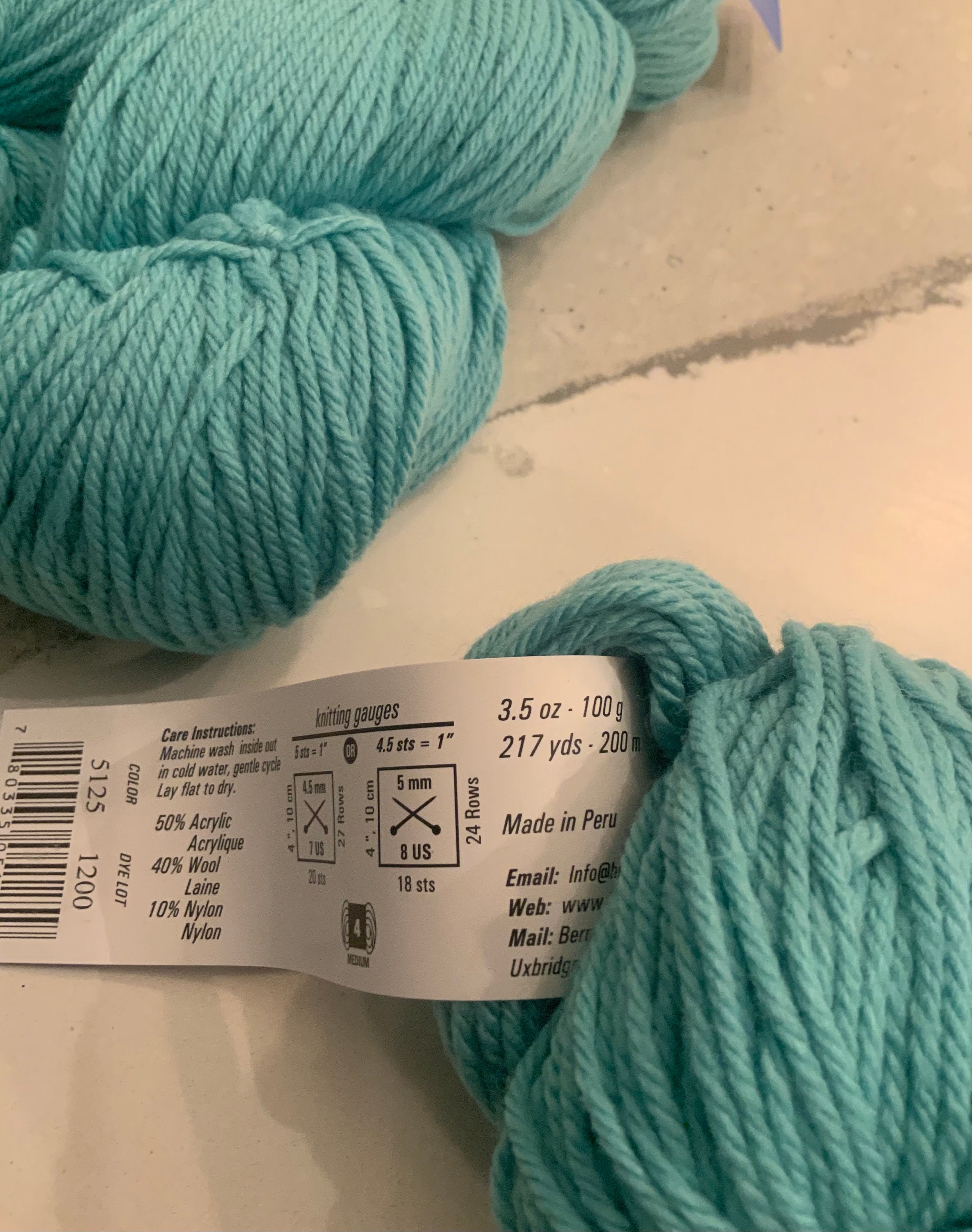 Berroco Vintage Yarn is a Wonderful Blend of Acrylic, Wool, and Nylon