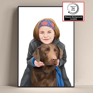 Family vector art Portrait, Personalized Portraits, Couple Portrait, handmade gift, Valentine's Day, Christmas gift | Mother's Day.Etc